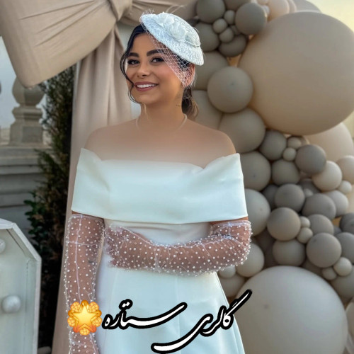 کلاه مجلسی مینی آیدا دانتل همراه با تور زنبوری