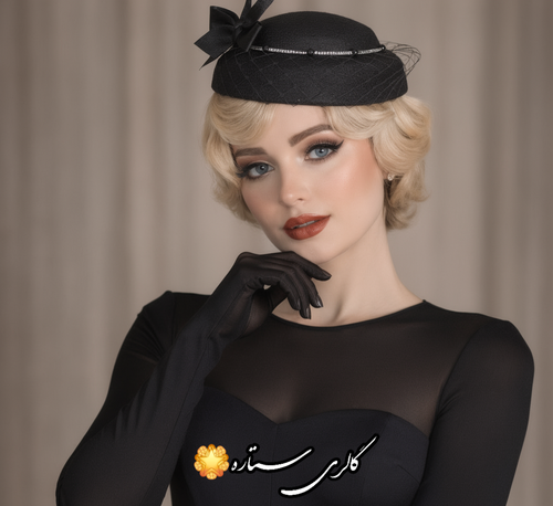 کلاه فرانسوی مدل مینی آیدا_قطر 19cm