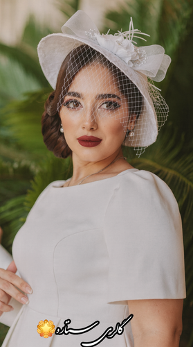 کلاه فرانسوی مدل آیدا از برند گالری ستاره با دیزاین گل