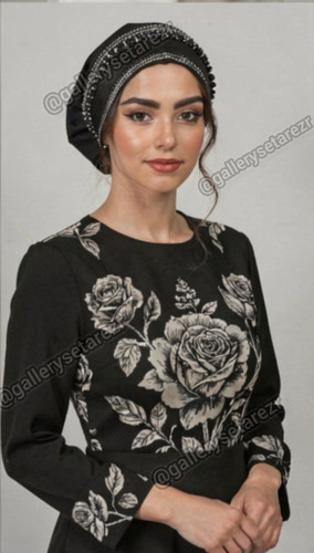 توربان جواهردوزی مدل بهاره رهنما بدون ریزش